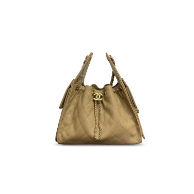 CHANEL 25 SMALL HANDBAG GRAINED CALFSKIN AS5293 32 (30*26*14cm)